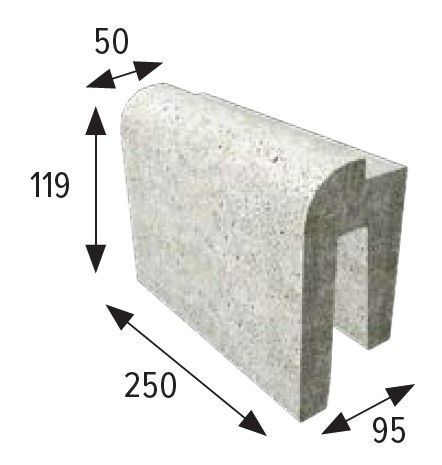 25x5 cm Tompa darab mozakhoz