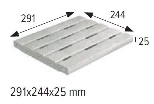 24,4x29,1 cm B-33 Folyóka rács (több színben)